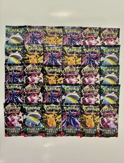 30x Paldean Fates Factory Sealed Booster Pack Lot of 30 Pokemon - Image 1