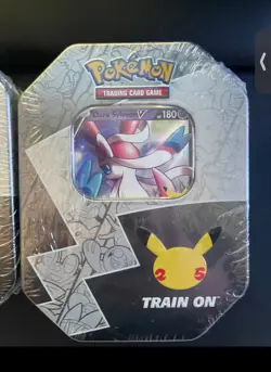 Pokemon TCG 25th Anniversary Celebrations Tin Dark Sylveon V Factory Sealed - Image 2