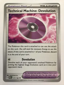 Pokemon TCG Paradox Rift Technical Machine: Devolution 177/182 NM - Image 1