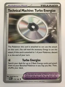 Pokemon TCG Paradox Rift Technical Machine: Turbo Energize 179/182 NM - Image 1