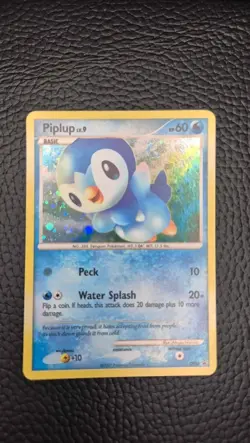 Piplup #DP03 Pokemon Promo LP/NM + Swirl - Image 1