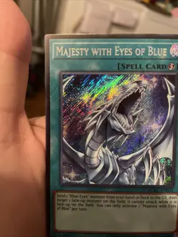 Majesty with Eyes of Blue LCKC-EN031 Unlimited Secret Rare NM +Bonus FREE SHIPPI - Image 4