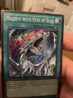 Majesty with Eyes of Blue LCKC-EN031 Unlimited Secret Rare NM +Bonus FREE SHIPPI - Image 5