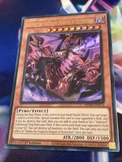 Yu-Gi-Oh! Veidos the Eruption Dragon of Extinction MP25-EN175 Ultra Rare NM/M - Image 2