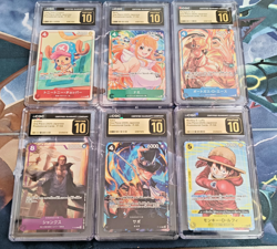 One Piece Mcdonalds 2025 Promo Card Game Complete Set Japanese CGC 10 PRISTINE - Image 1