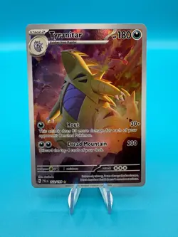 Pokemon TCG Tyranitar Card Scarlet & Violet Paldea Evolved 222/193 - Image 1