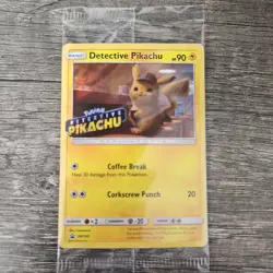 Pokemon TCG Detective Pikachu Promo Card SM190 - Brand New & Sealed - Image 1