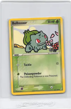 Bulbasaur 45/100 - NON-HOLO COMMON - Crystal Guardians - 2006 Pokemon Card - NM - Image 1