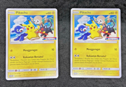 2x Pokemon Card Indonesia INDOMARET STAMP Pikachu 009/SM-P (Exclusive Art!) - Image 1