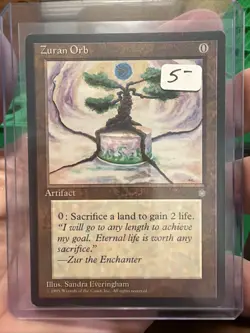 Zuran Orb Ice Age Regular Card Magic: The Gathering - Image 1