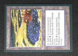 Magic The Gathering Sulfurous Springs Ice Age Rare Card NM MTG - Image 3