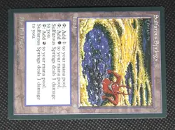 Magic The Gathering Sulfurous Springs Ice Age Rare Card NM MTG - Image 4