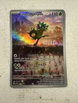 Teal Mask Ogerpon 123 Sv: Scarlet & Violet Promo Cards Holo - Image 1