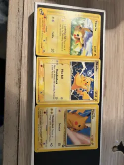 Pokemon Pikachu Cards-Set of 3 - Image 1