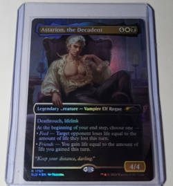 MTG English Astarion, the Decadent (Rainbow Foil) NM Foil Secret Lair - Image 1