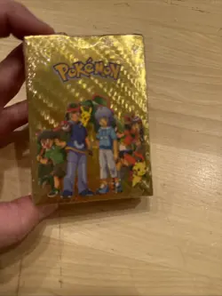 55Pcs Pokemon Card Foil GOLD PACK CARDS TCG GX Vmax GX Card Charizard Rare - Image 1