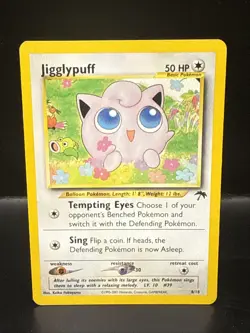 Pokemon TCG Jigglypuff Southern Islands 8/18 Vintage Promo Card - Image 1