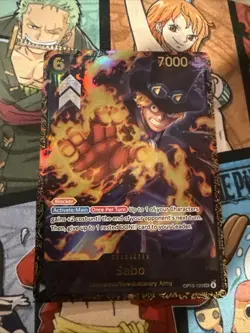 Sabo (Store Treasure Cup 2025) OP13-120 One Piece Promotion Cards Foil - Image 1