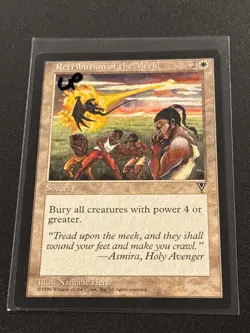 Visions Retribution of the Meek MTG Magic the Gathering LP - Image 1