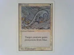 Blue Ward Unlimited Edition NICE - Magic the Gathering MTG RV - Image 1