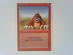 Burrowing Revised Edition Super Nice! - Magic the Gathering MTG RV - Image 1