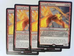 4x Everquill Phoenix Ikoria: Lair of Behemoths- Magic the Gathering Red - Image 1