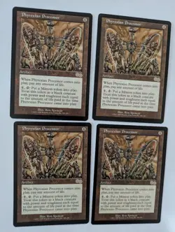 4 Phyrexian Processor Urza's Saga MTG NM Free shipping with tracking - Image 1
