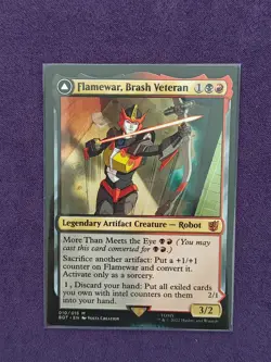 Flamewar, Brash Veteran M Universes Beyond: Transformers #10 MTG - Image 1