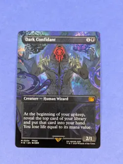 MTG Magic: FINAL FANTASY: Dark Confidant Borderless #0334 Mythic - NM - Image 1