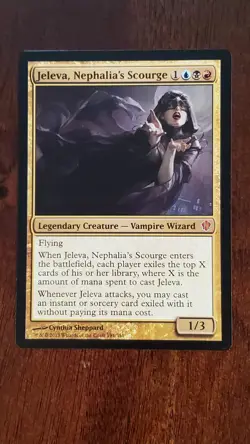 Jeleva, Nephalia's Scourge Commander 2013 EX/LP #194 MTG Magic the Gathering - Image 1