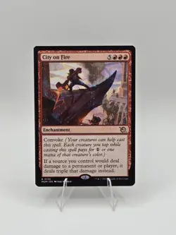 City on Fire March of the Machine Regular Near Mint - Image 1