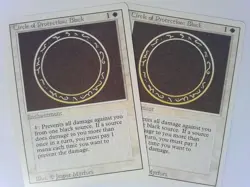 2x Circle of Protection: Black NICE Magic the Gathering MTG RV - Image 1