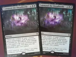 2x Command the Dreadhorde - War of the Spark - Magic the Gathering mtg black - Image 1
