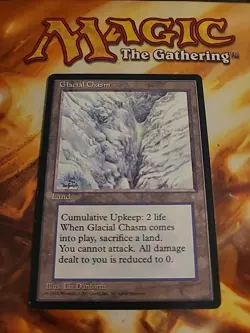 Glacial Chasm - Ice Age - MTG - Magic The Gathering - LP - Image 1