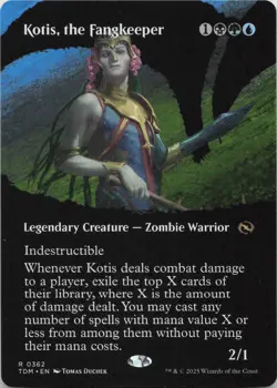 Kotis, the Fangkeeper (Borderless) R Tarkir: Dragonstorm 362 NM MTG - Image 1