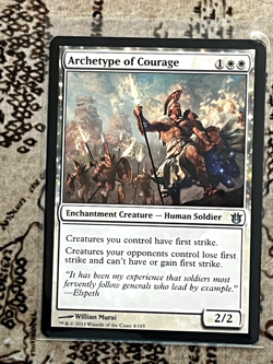 Archetype of Courage - Born of the Gods - 4 - #Lightly Played - Image 1