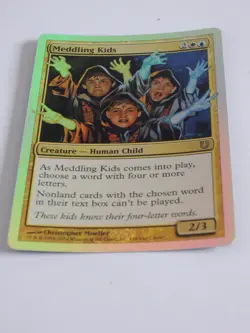 MTG - FOIL - Meddling Kids - Unhinged - NM - Image 3