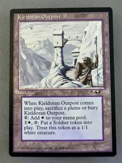 Kjeldoran Outpost Alliances MTG-Never Played NM-Rare RESERVE LIST-Vintage Magic - Image 1