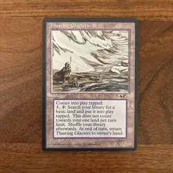 Thawing Glaciers Alliances NM Never Played Magic The Gathering Mtg - Image 1