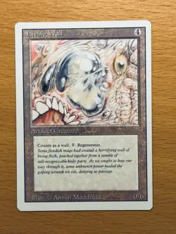 Living Wall Revised NM+ NEVER PLAYED MtG Magic: the Gathering FAST SHIPPING - Image 1