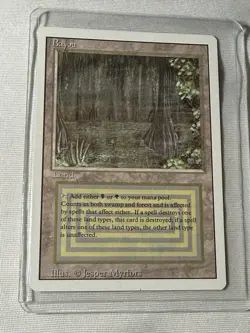 Magic the Gathering 1994 Bayou Revised Edition Rare Dual Land English - Image 1