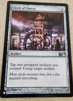 Clock of Omens - The List Reprints Regular - Mtg - Image 1