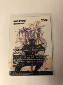 Cecil Harvey 0018 Borderless Non foil MTG Final Fantasy (English) - Image 1