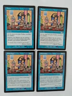 4 Tinker Urza's Legacy MTG NM Free shipping with tracking - Image 1