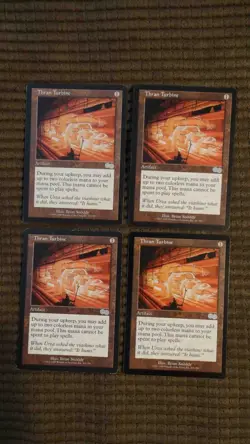 Magic: the Gathering / MtG Thran Turbine x4 Urza's Saga - Image 1