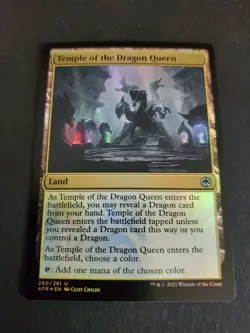 X 1 Temple of the Dragon Queen Adventures in the Forgotten Realms FOIL NM MTG - Image 1