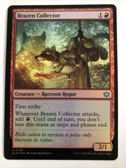 MTG Bloomburrow Brazen Collector Foil 0128 NM - Image 1