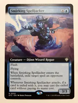 Smirking Spelljacker (Extended Art) Commander: Outlaws of Thunder Junction... - Image 1