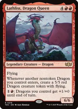NM Lathliss, Dragon Queen, MTG, Tarkir: Dragonstorm, Magic the Gathering, 219 - Image 1