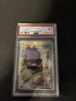 Pokemon TCG N's Zorua Journey Together Promo PSA 9 - Image 1